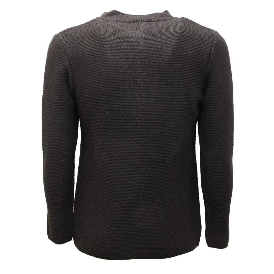 2303AP maglione giacca uomo OVER-D man sweater black
