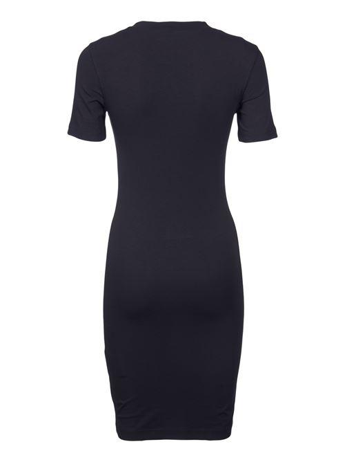 75HAOT12 LABEL DRESS Nero