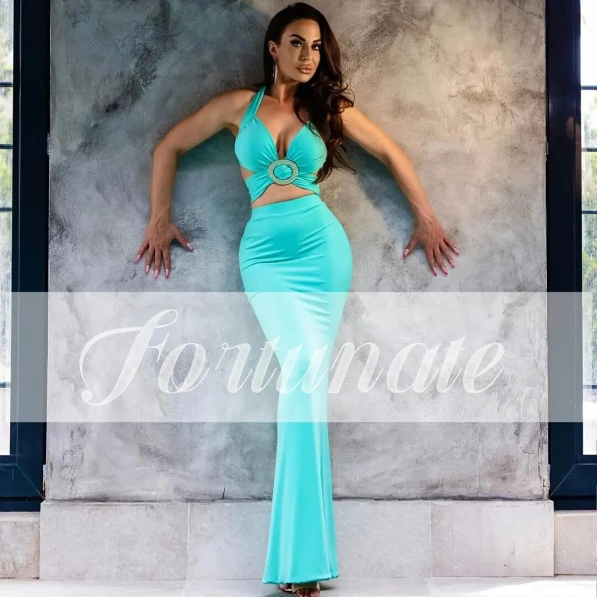 Abito Quinceanera blu in pizzo a sirena Una linea senza spalline Scollo a V profondo Cocktail Party Abito da sera per donna Cu