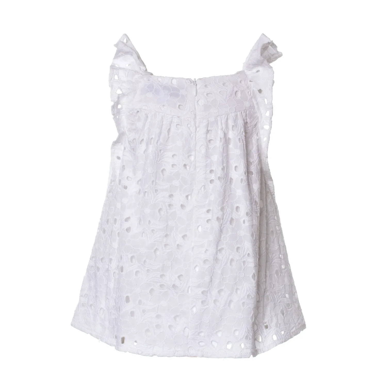 Abito Sangallo Bianco Bimba Bebè