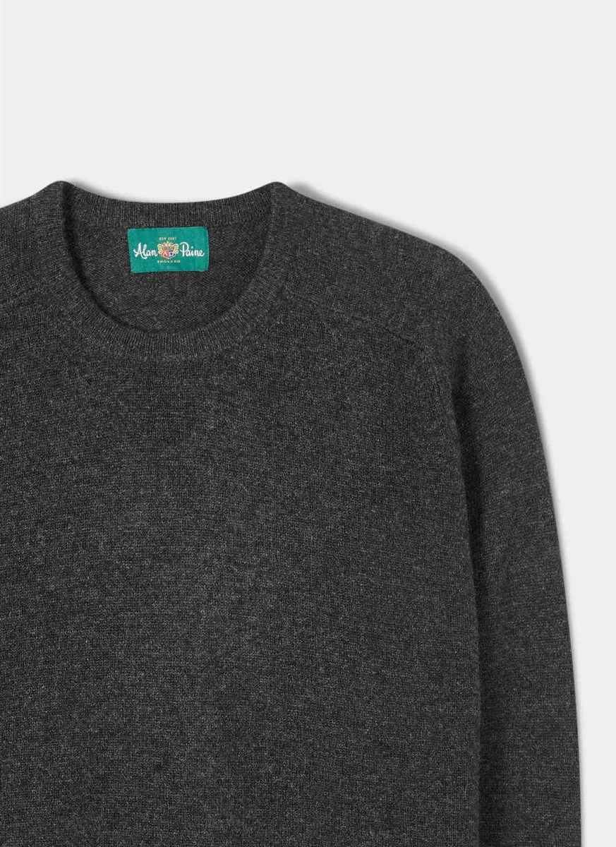 Alan Paine Maglione Lambswool Charcoal