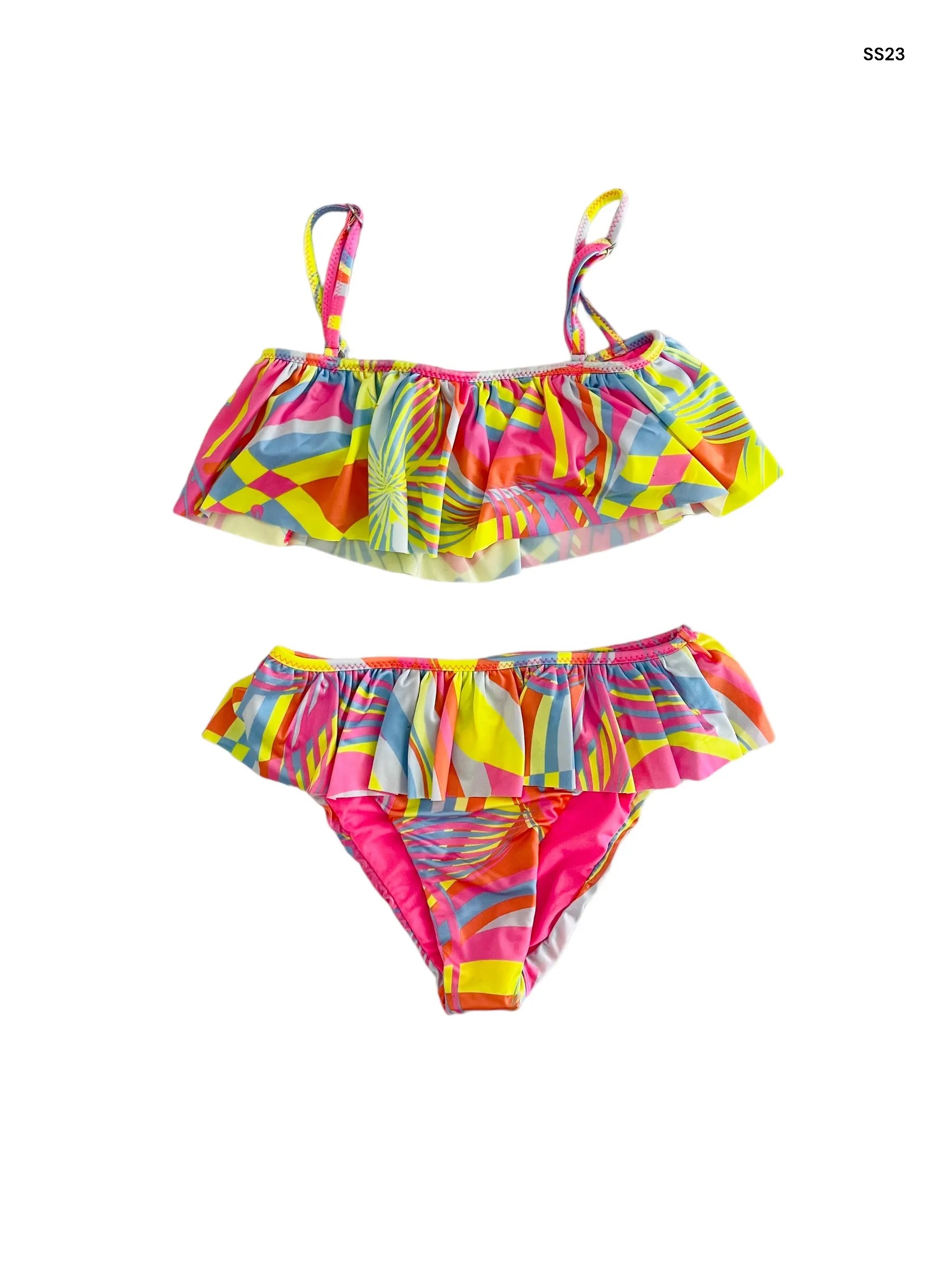 Bikini due pezzi fantasia multicolor per bambina
