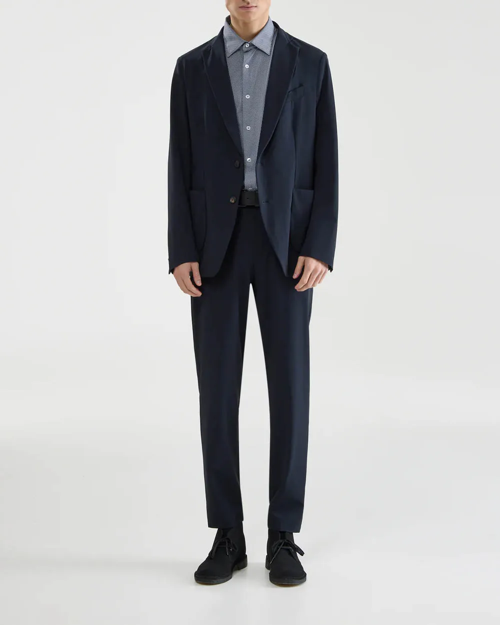 Blazer Revo blu in tessuto elasticizzato SURFLEX®
