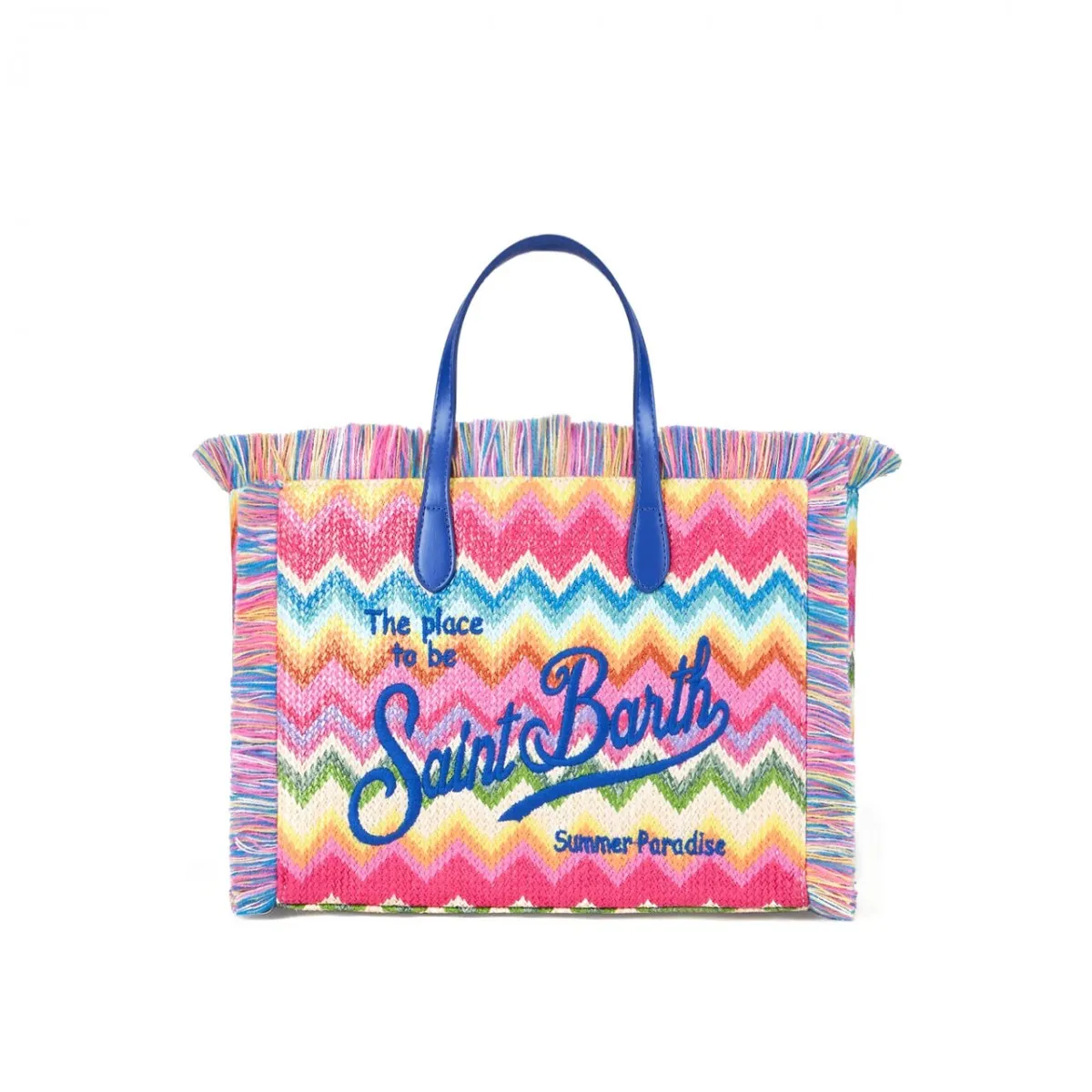 Borsa Vanity Straw Multicolor