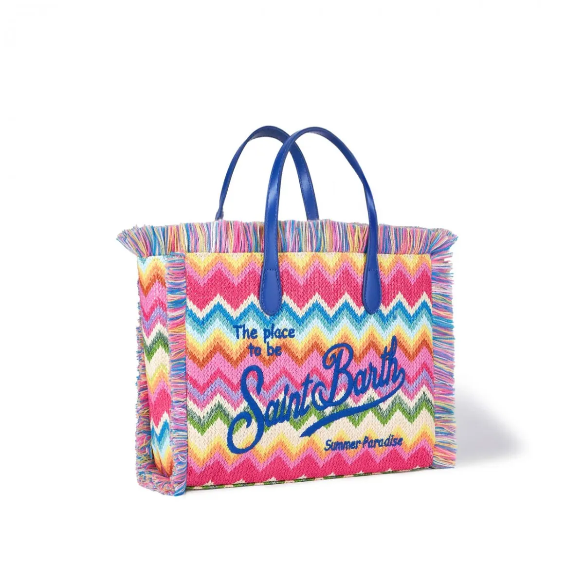 Borsa Vanity Straw Multicolor