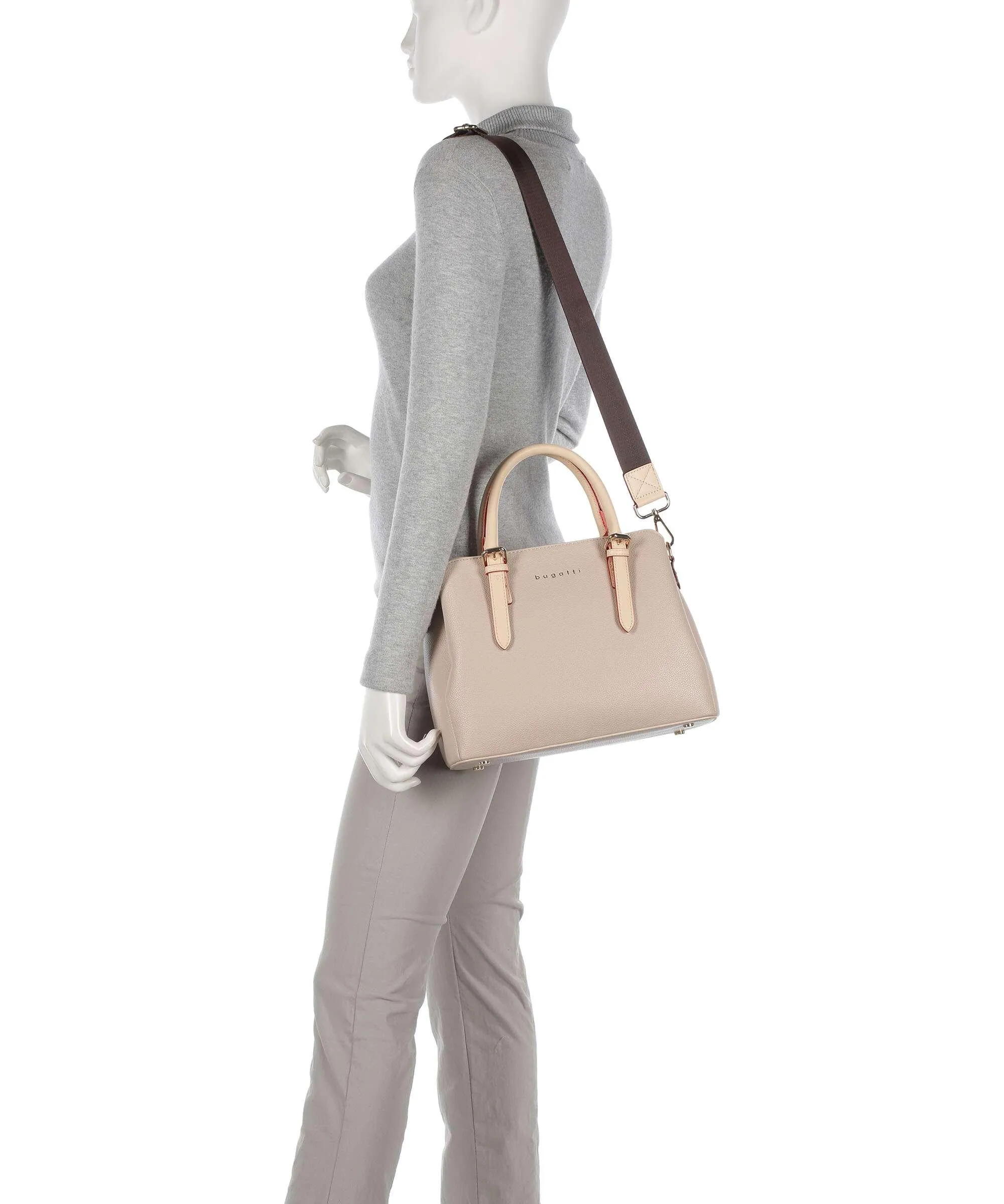  Bugatti Ella Borsa a mano pelle sintetica beige  