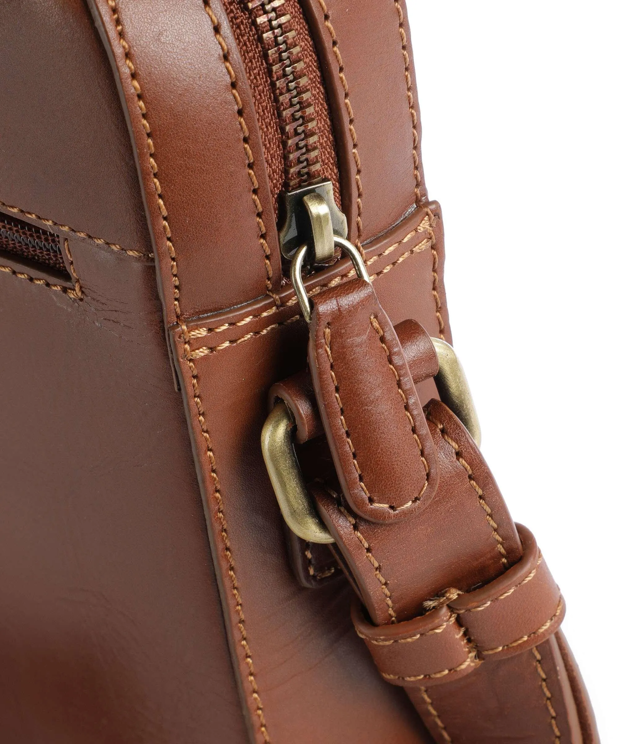  Bugatti Remo Borsa a tracolla pelle di vacchetta finemente grana cognac  