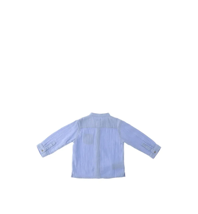 Camicia cotone-lino