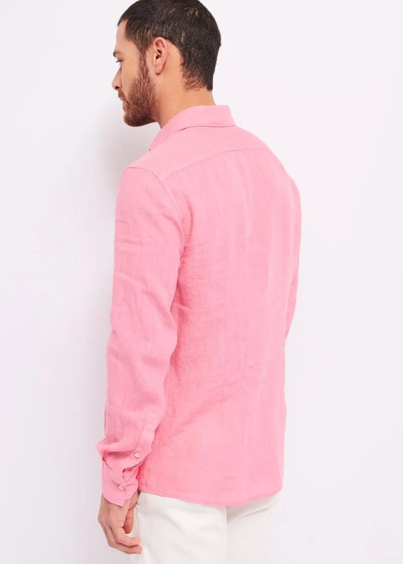 Camicia in lino e cotone