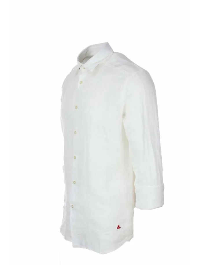 Camicia in lino manica lunga
