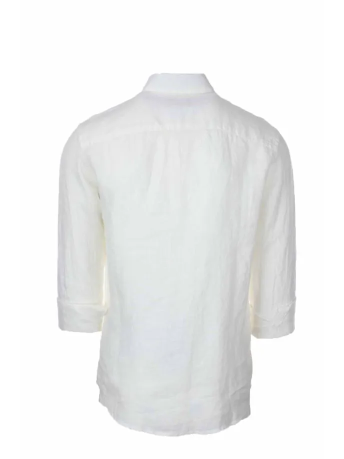 Camicia in lino manica lunga