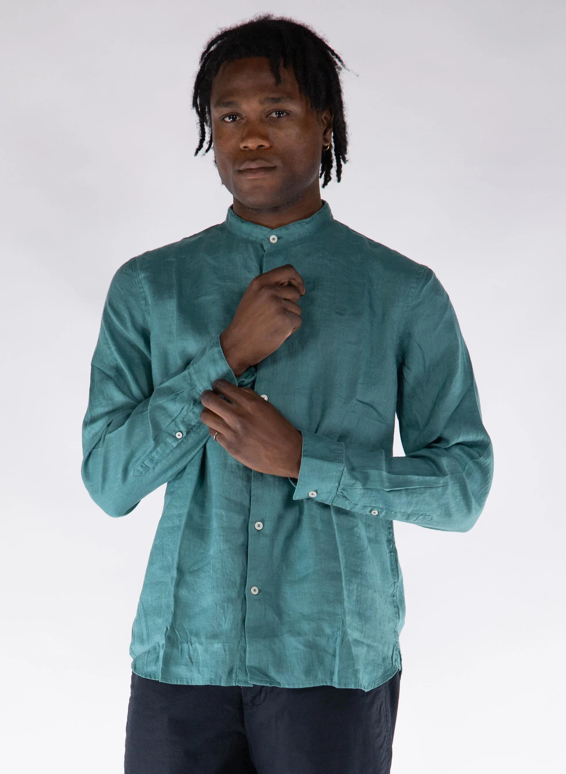camicia lino coreana