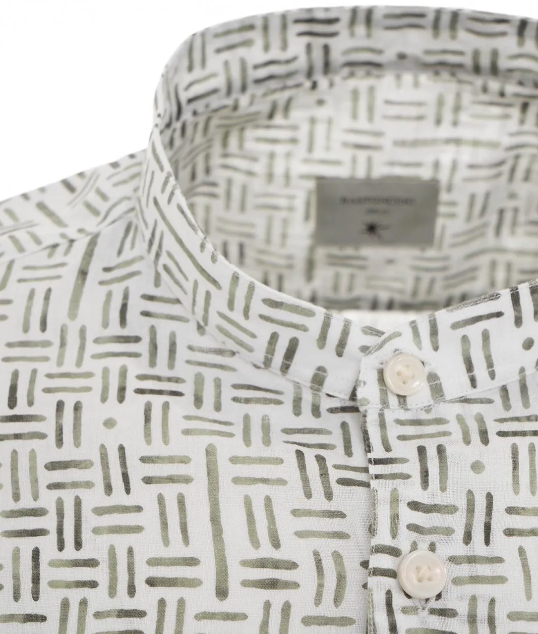 Camicia Simo in lino bianco bianco