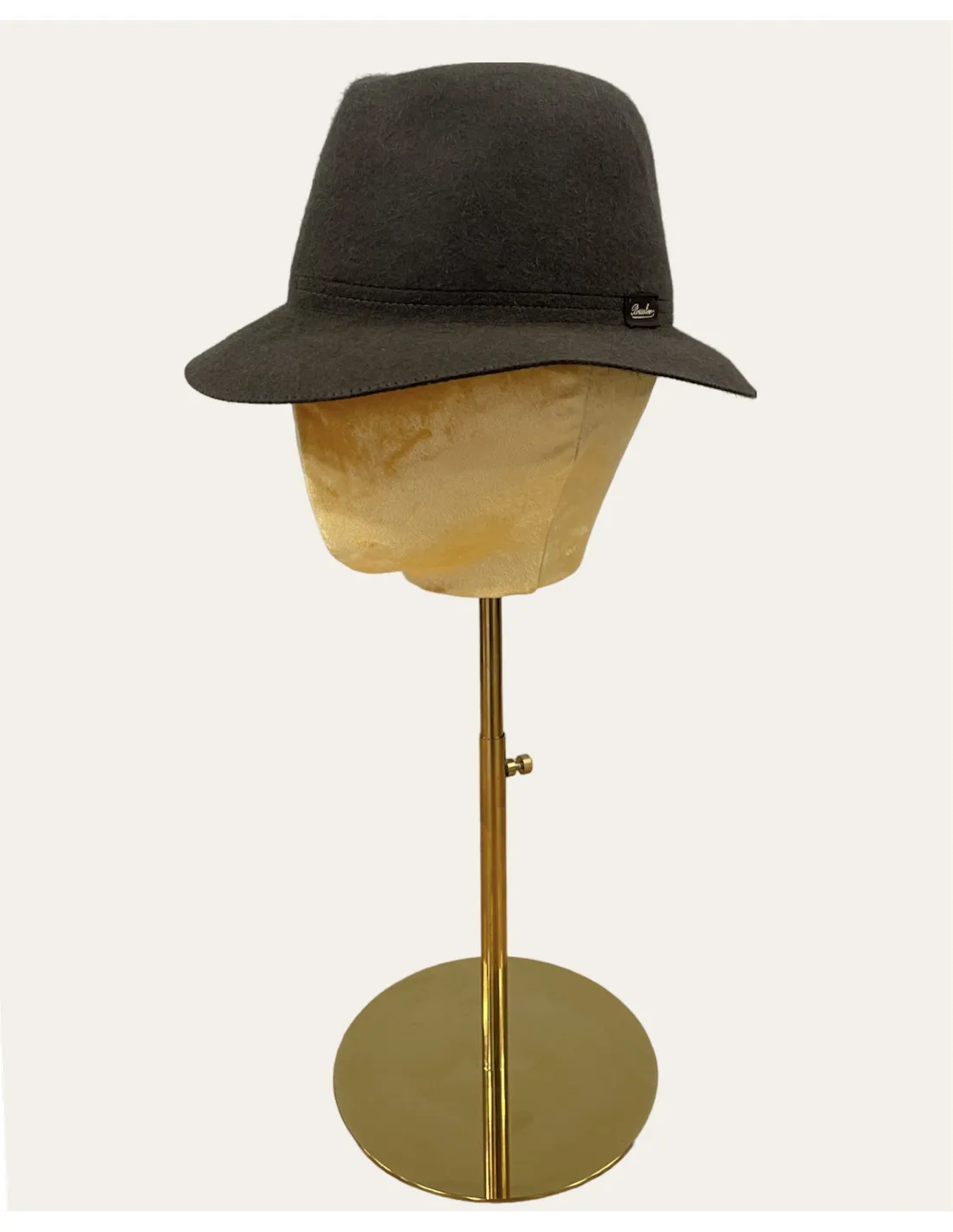 Cappello Borsalino Traveller Tesa Media - Fango