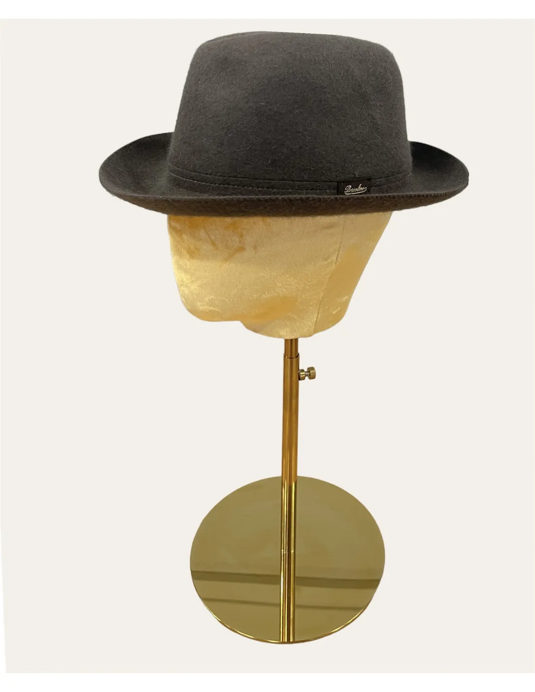 Cappello Borsalino Traveller Tesa Media - Fango