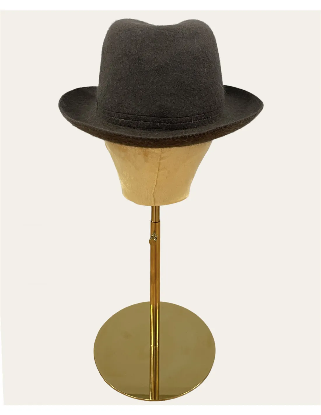 Cappello Borsalino Traveller Tesa Media - Fango