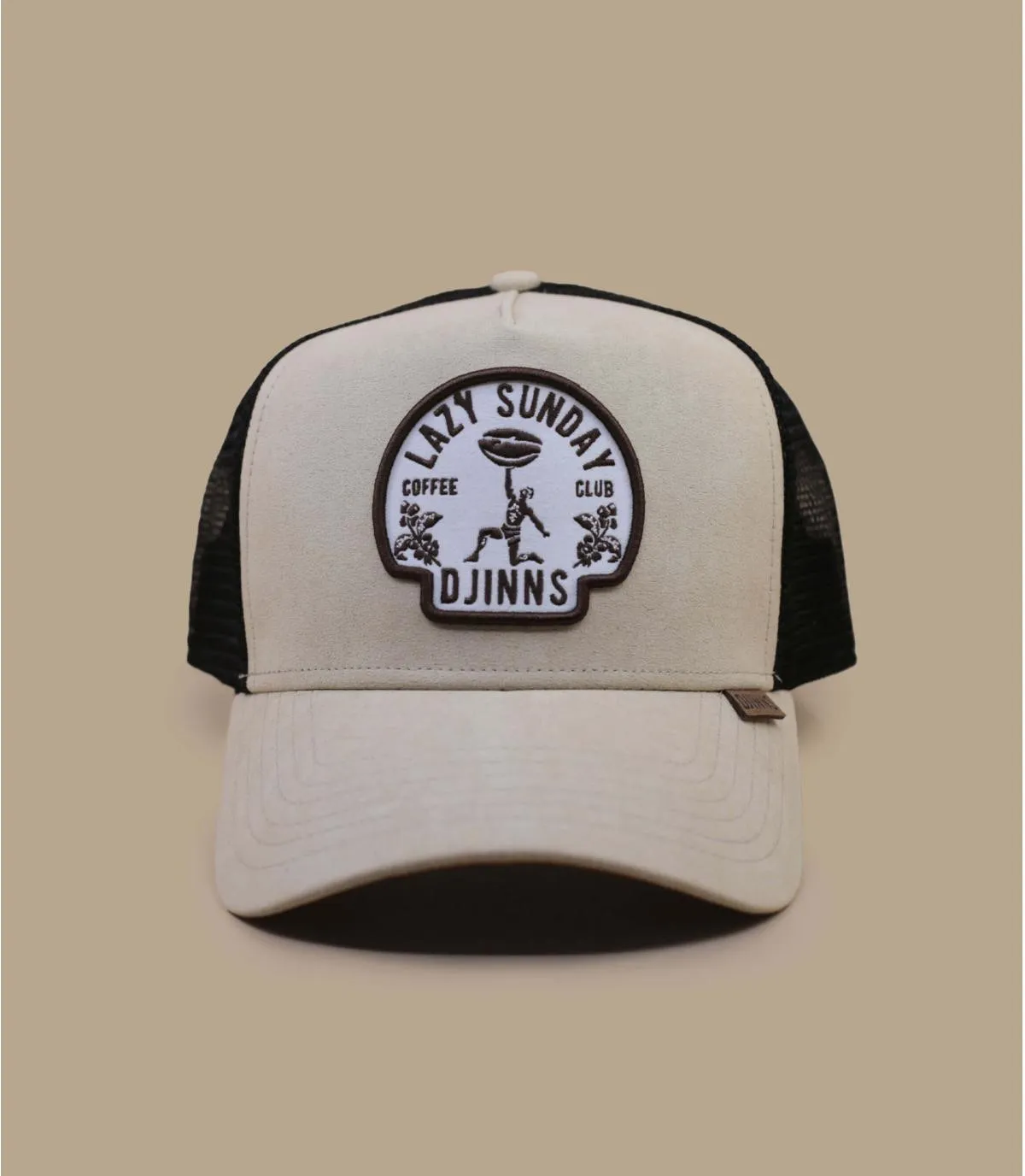 Cappello trucker beige  Cappellini HFT Trucker Lazy Classic stone     