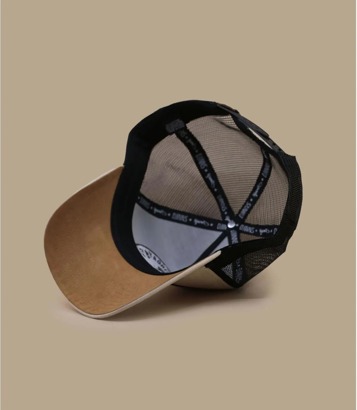 Cappello trucker beige  Cappellini HFT Trucker Lazy Classic stone     