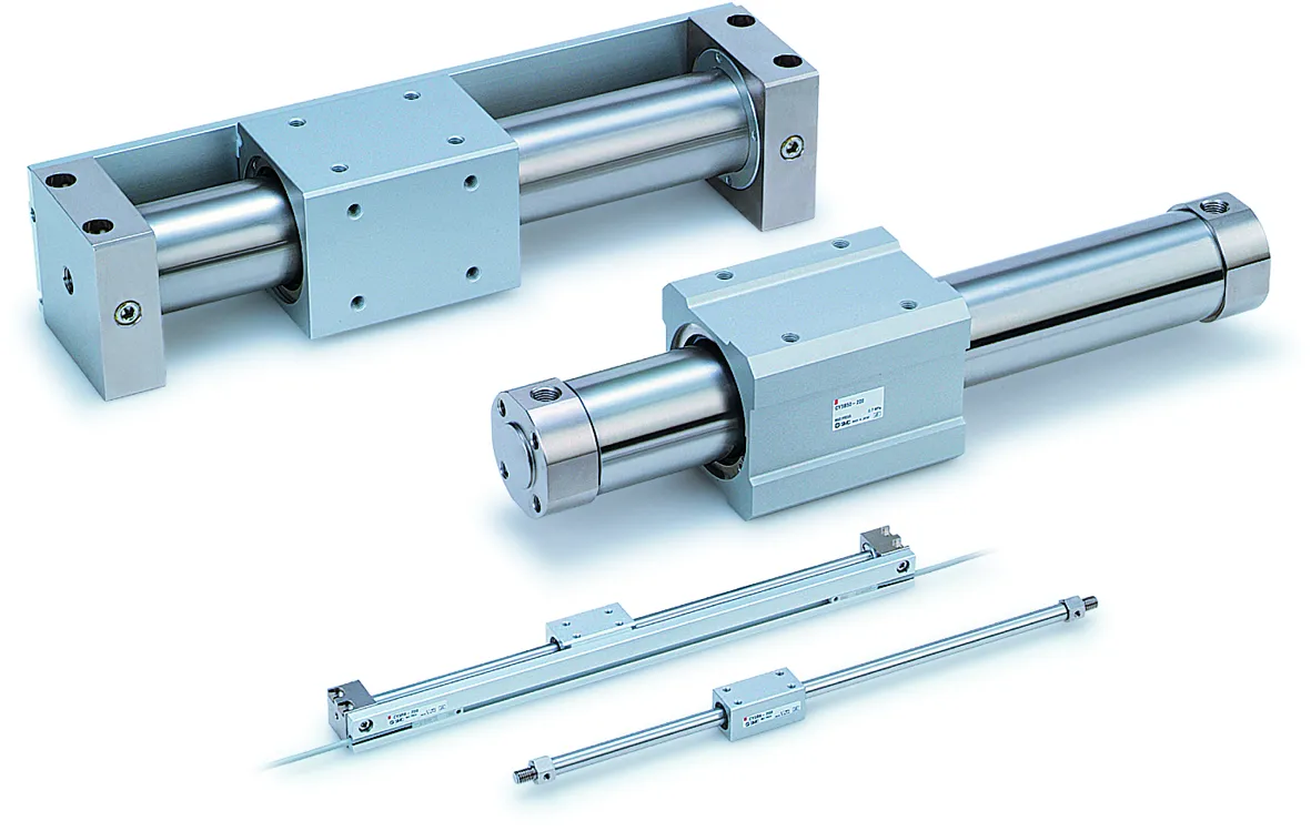 Cilindro pneumatico senza stelo SMC, serie CY3B, Doppio effetto, foro da 10mm, corsa 300mm, 7 bar max