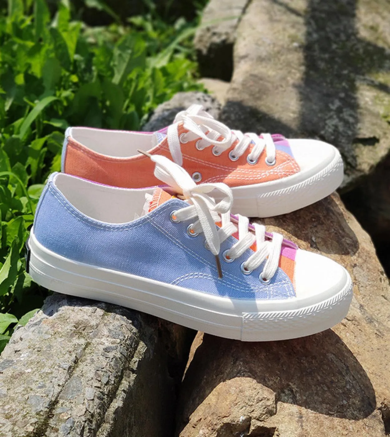 Comemore Ultraviolet Color Changing High Top Hand Painted Canvas Shoes Woman Kawaii Vulcanize Autumn Casual Sneakers Tra