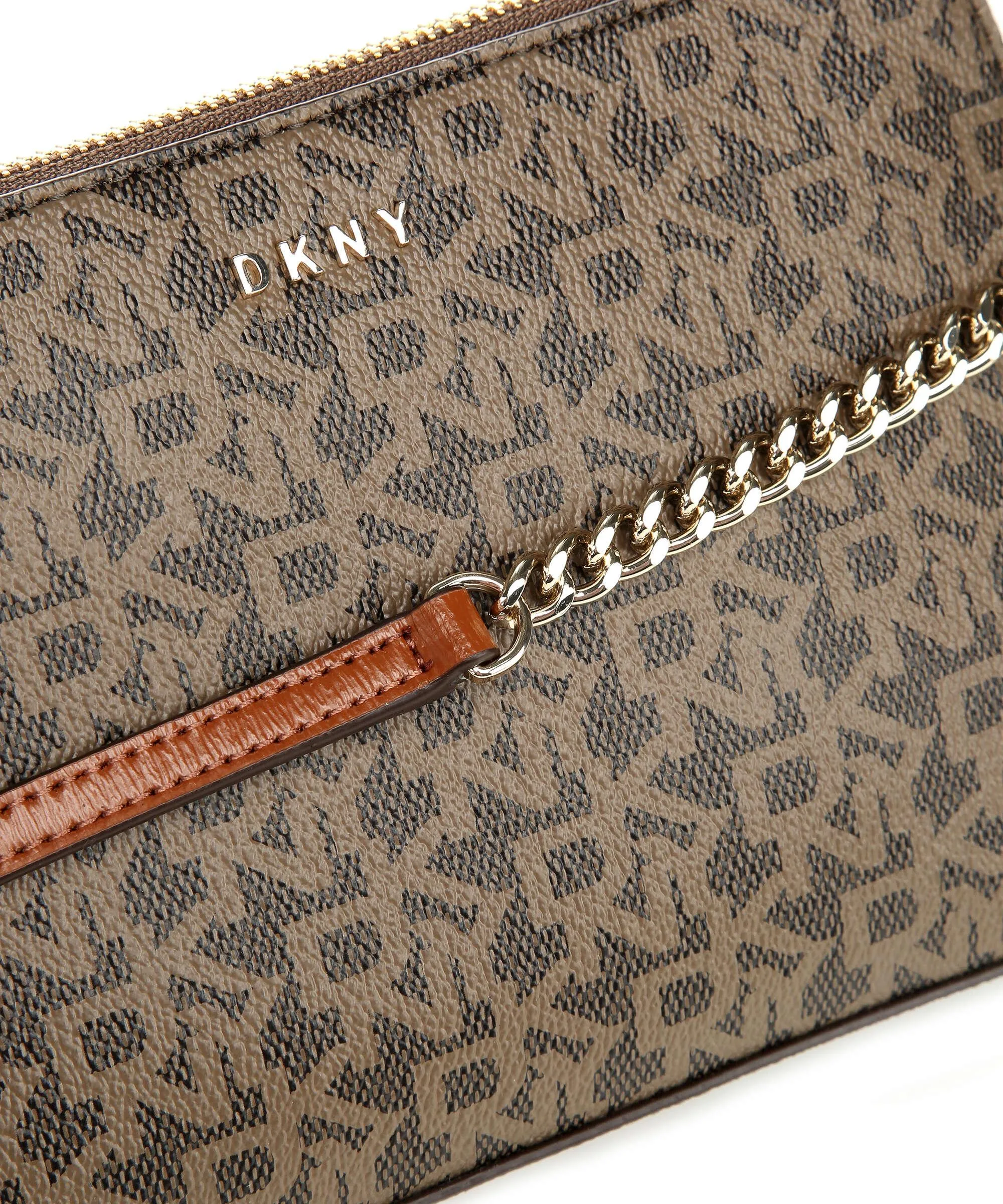  DKNY Bryant Borsa a tracolla pelle sintetica caramello  