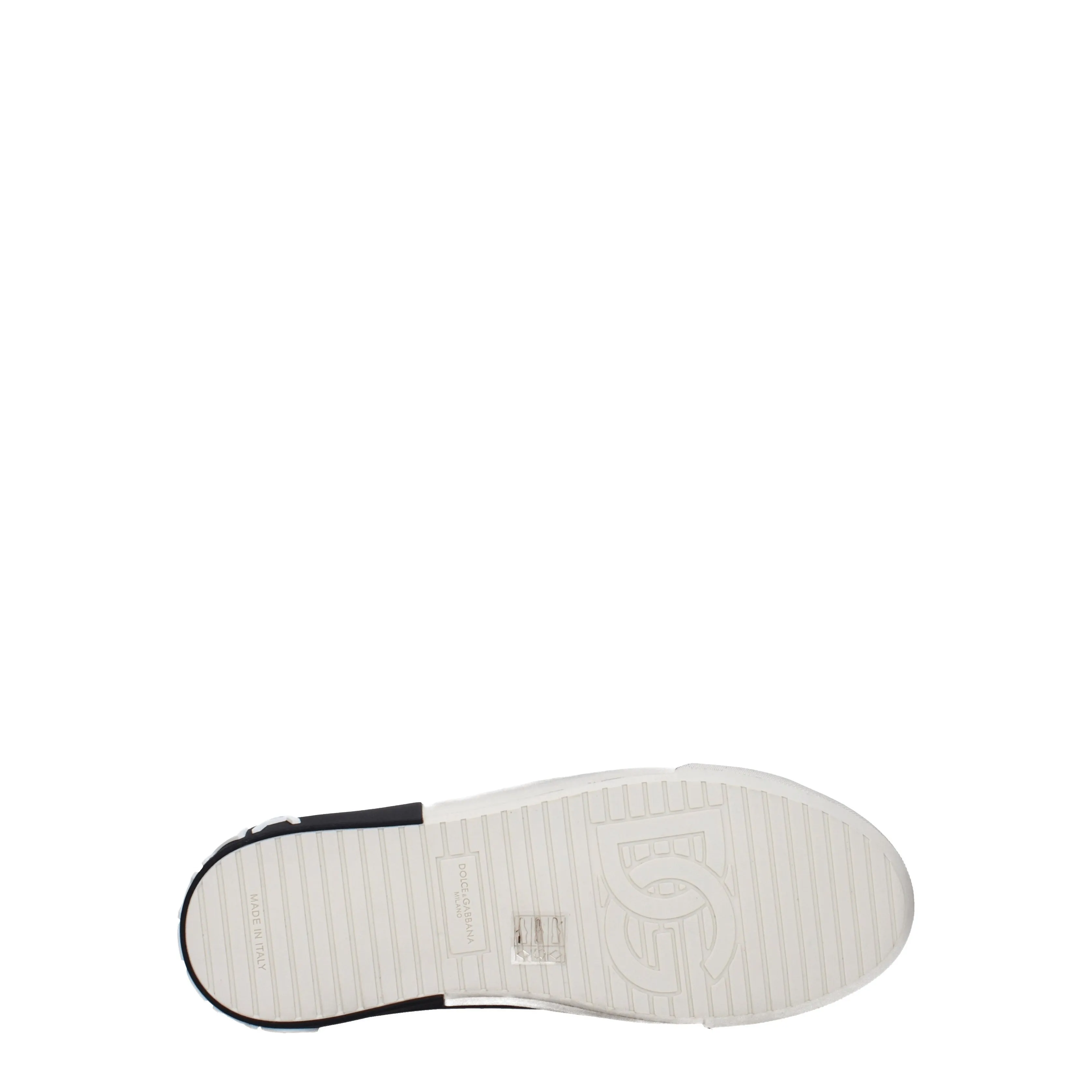 Dolce&Gabbana Sneakers Uomo Tessuto Nero/Grigio