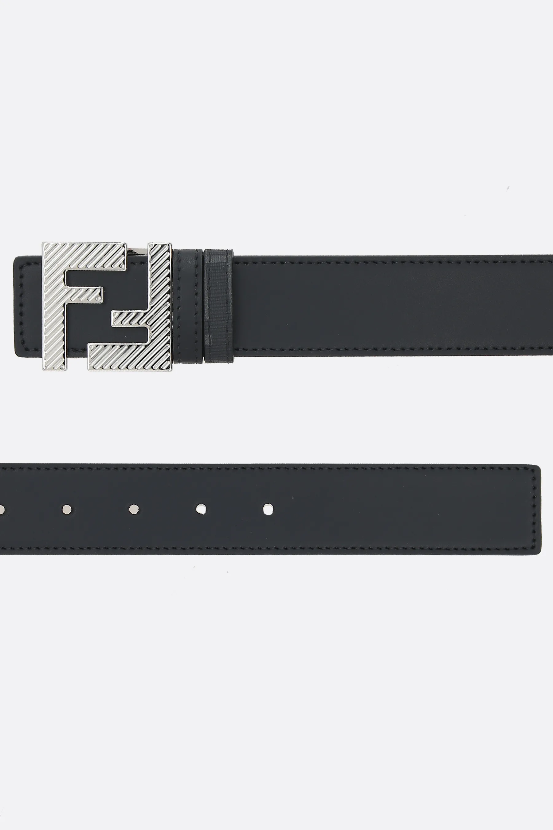  FENDI cintura reversibile Squared FF 