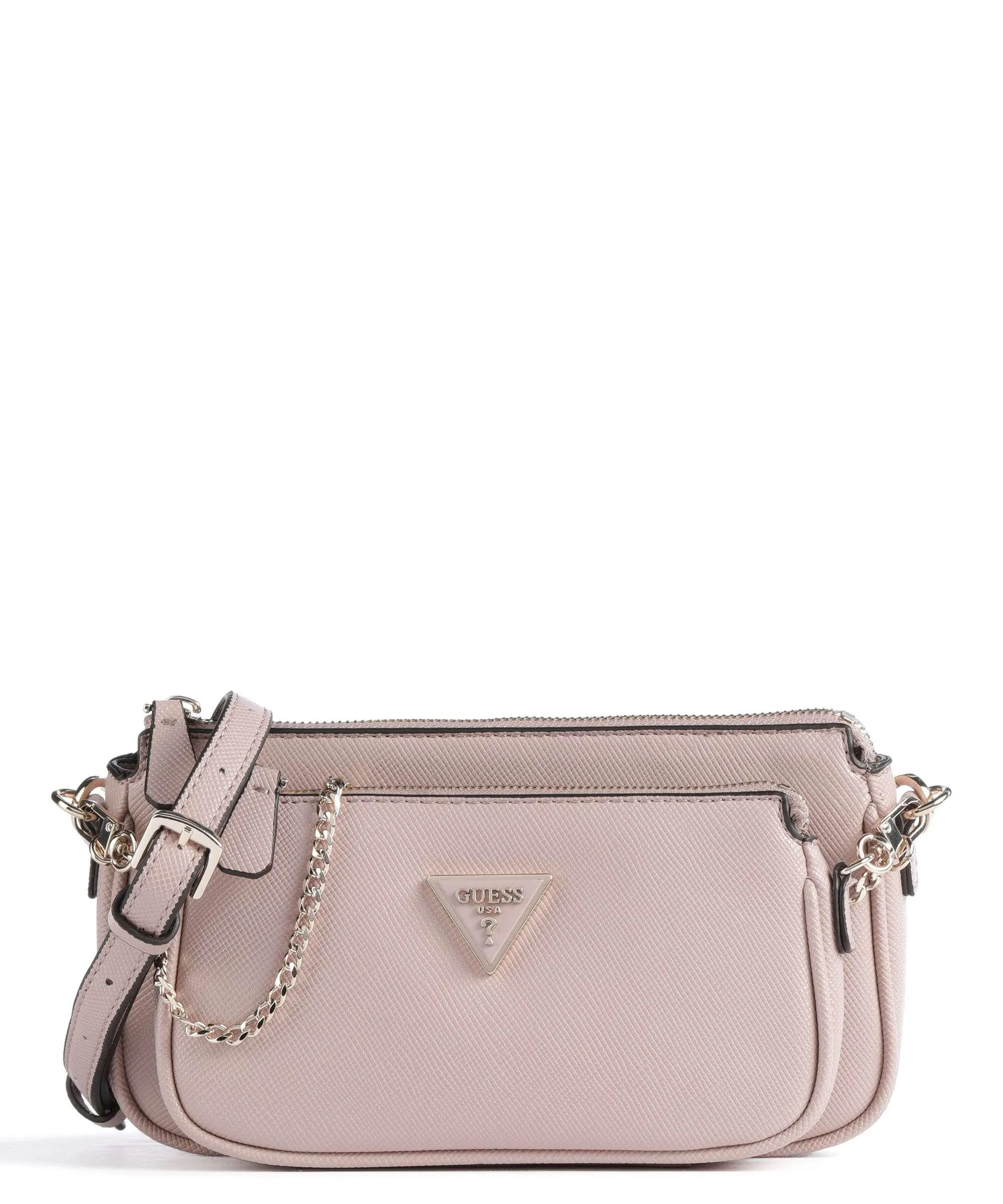  Guess Noelle Borsa a spalla pelle sintetica rosa antico  
