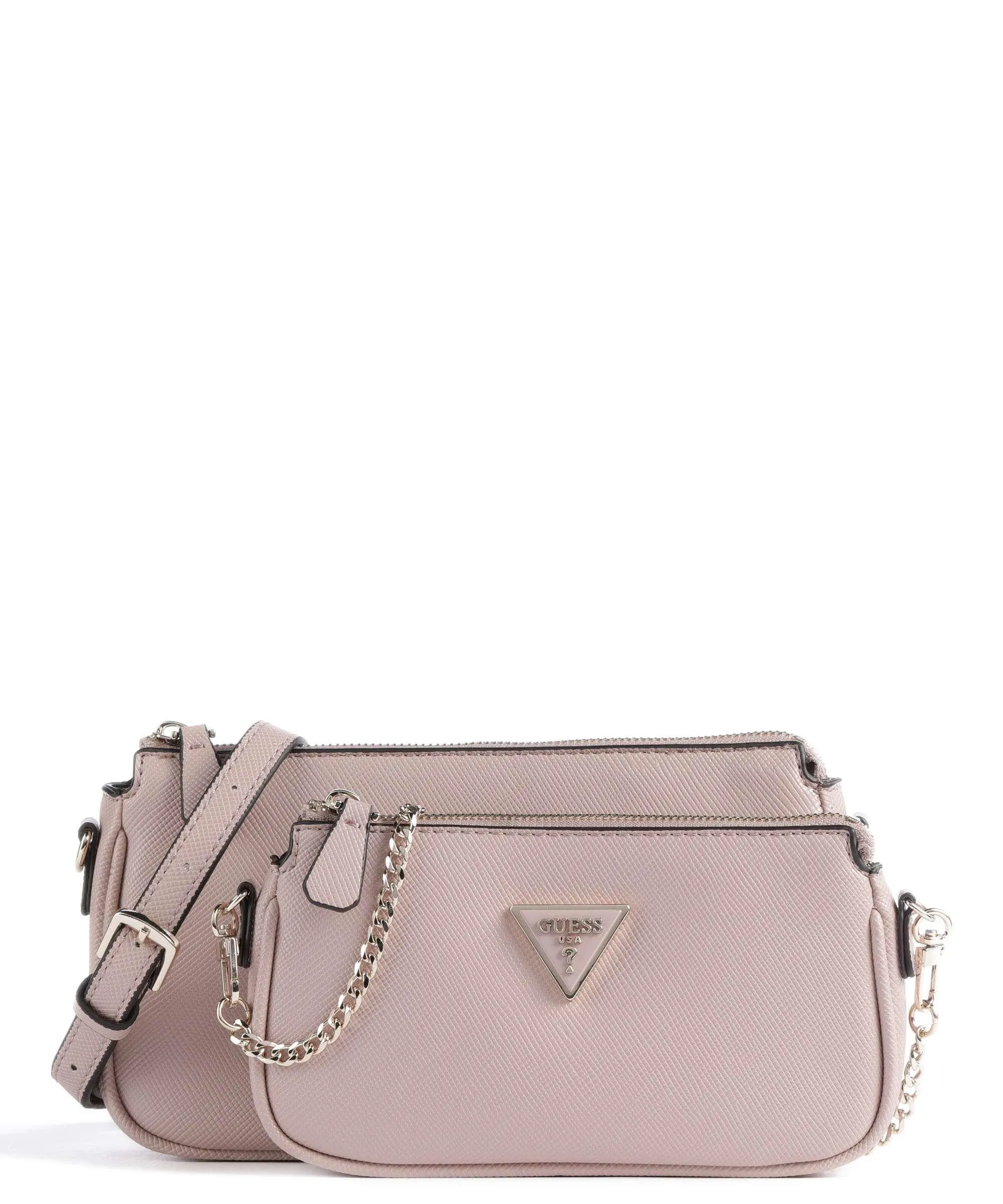  Guess Noelle Borsa a spalla pelle sintetica rosa antico  