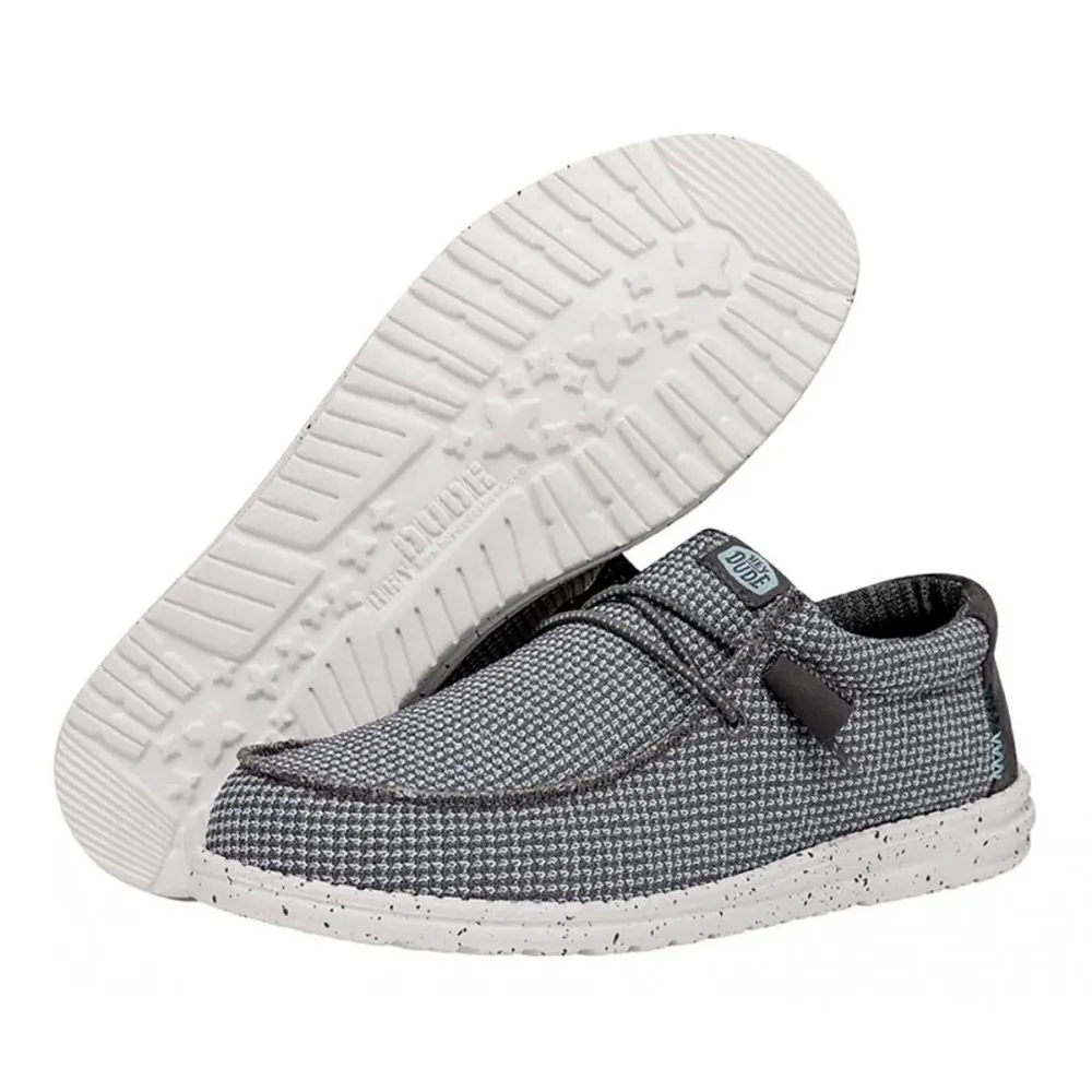 HEY DUDE WALLY SPORT MESH GRIGIO Uomo 40403/030