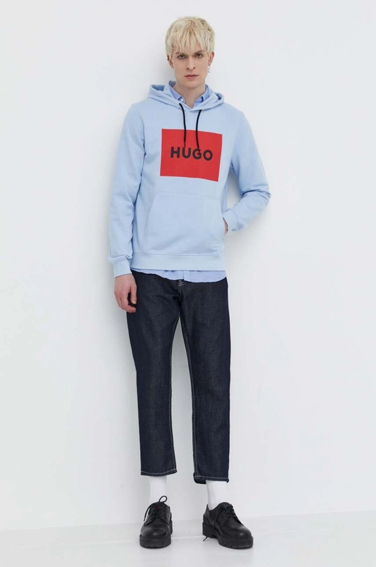 HUGO camicia in lino misto