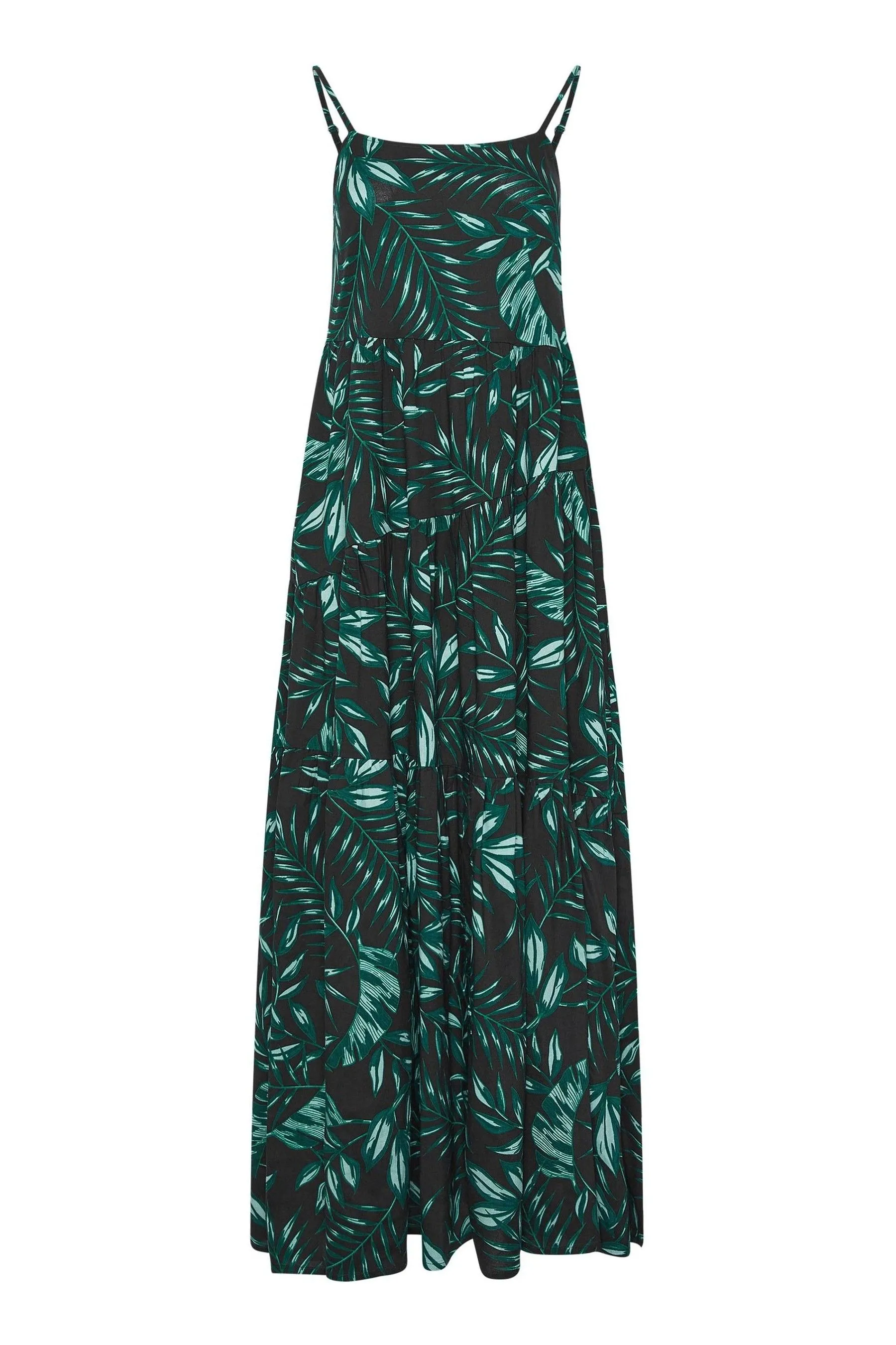 Long Tall Sally - Abito al polpaccio con Stampa tropicale e spalline