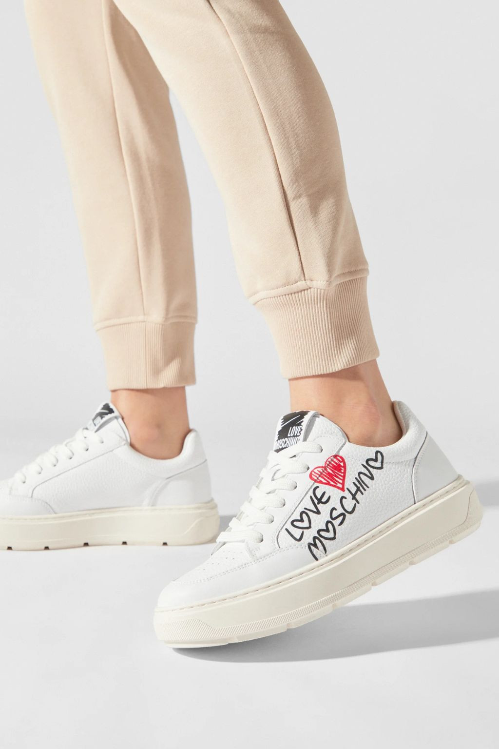 LOVE MOSCHINO SNEAKERS DONNA BIANCO 15224