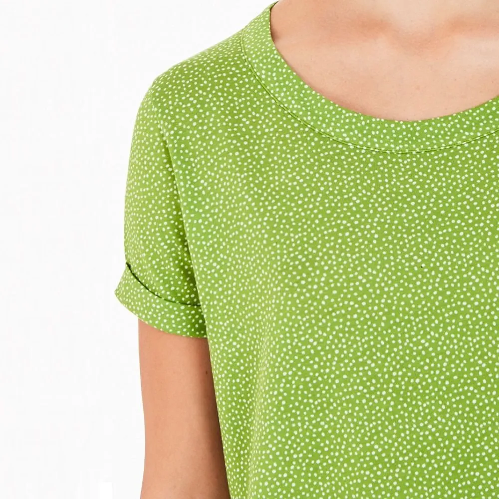 maglia manica corta d982t7 pois donna ragno 