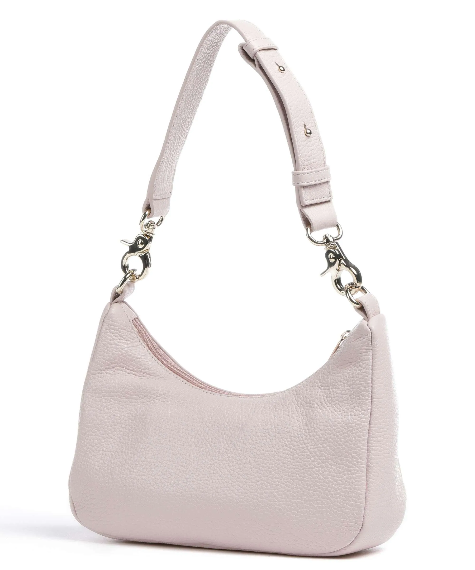  Mandarina Duck Mellow Leather Borsa a spalla pelle di vitello grana rosa  