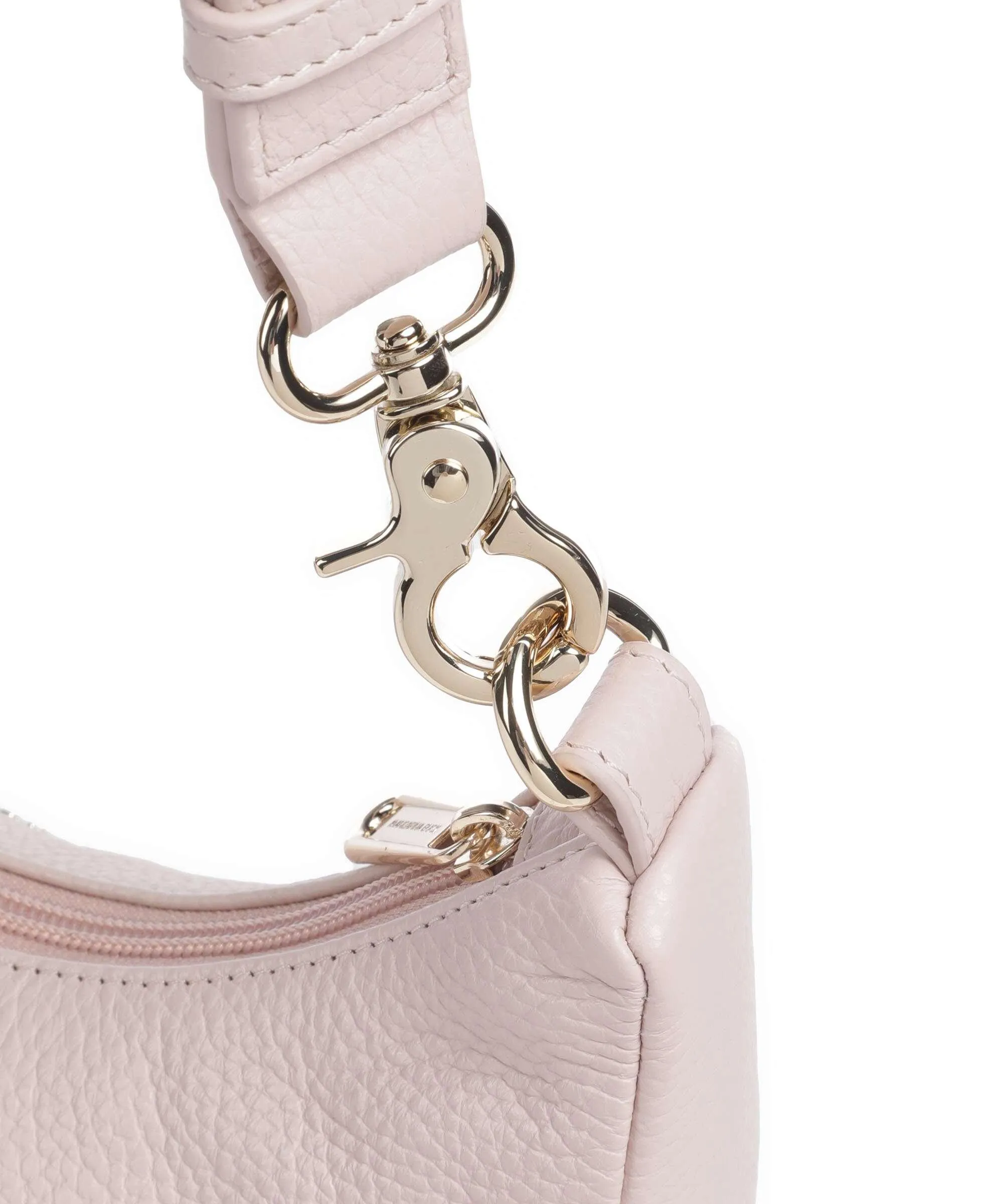  Mandarina Duck Mellow Leather Borsa a spalla pelle di vitello grana rosa  