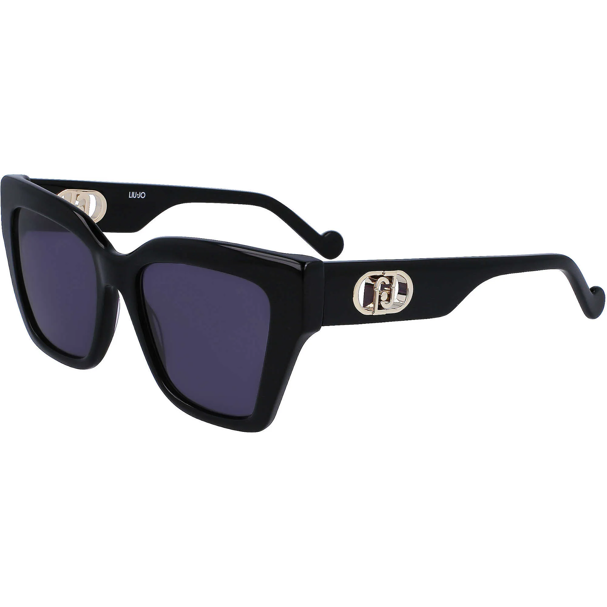 occhiali da sole Liujo neri forma Cat Eye