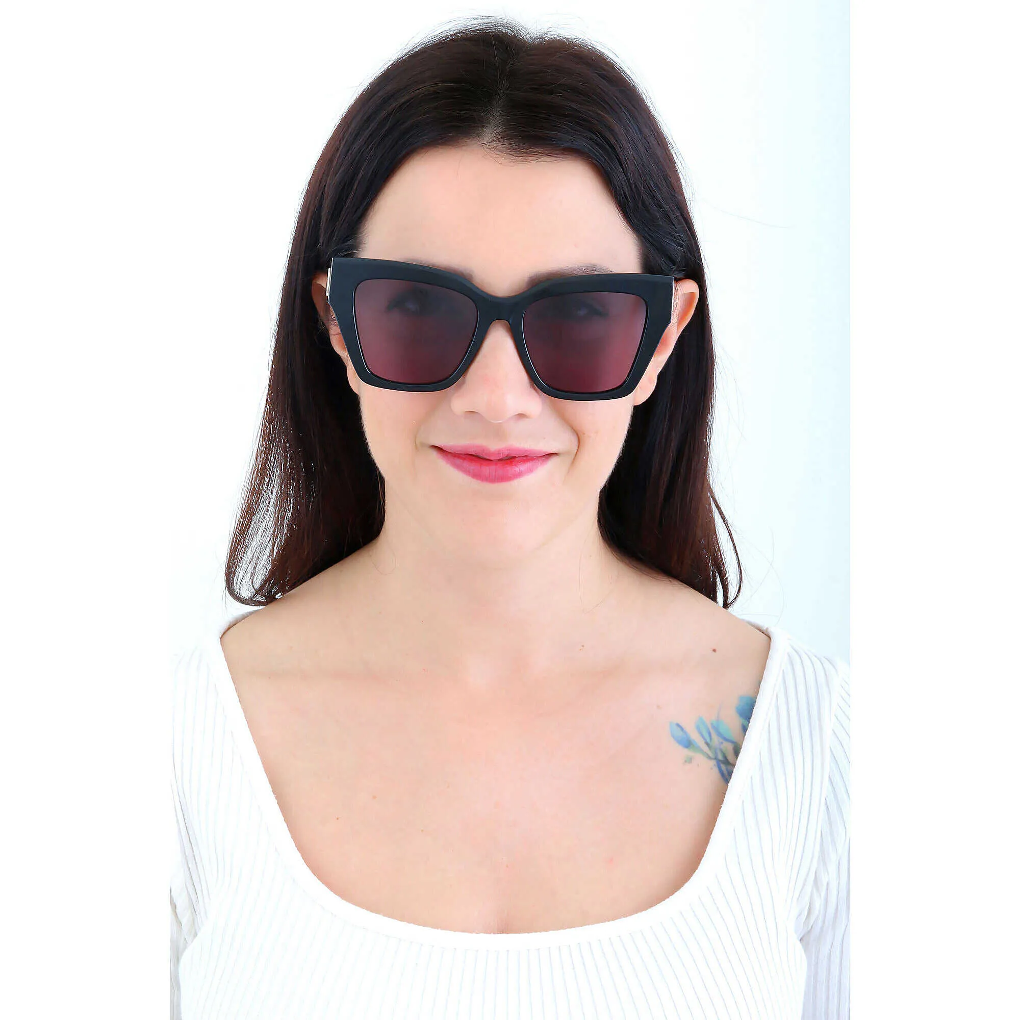 occhiali da sole Liujo neri forma Cat Eye