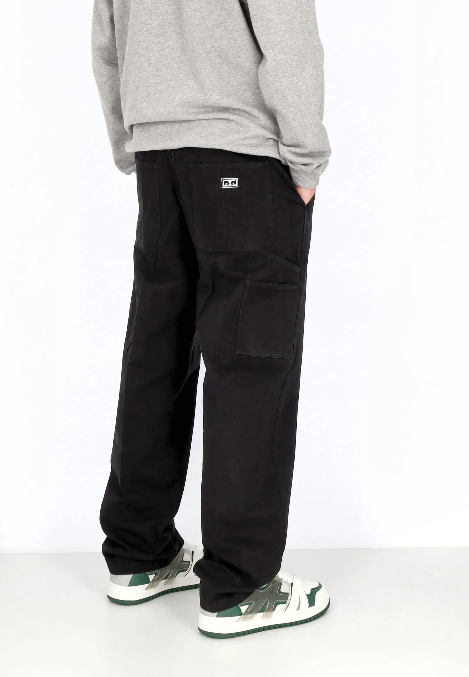 Pantalone Lungo Uomo Hardwork Pigment Carpenter Pant Pigment Black