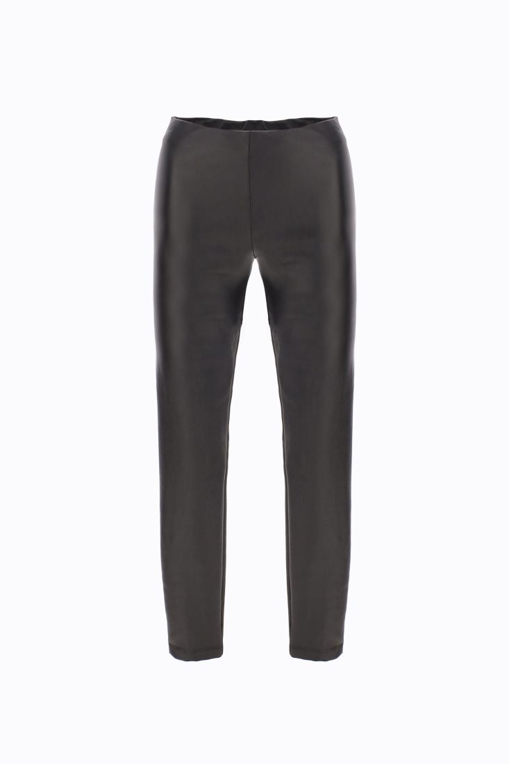 Pantaloni skinny monocolour con vita regolare