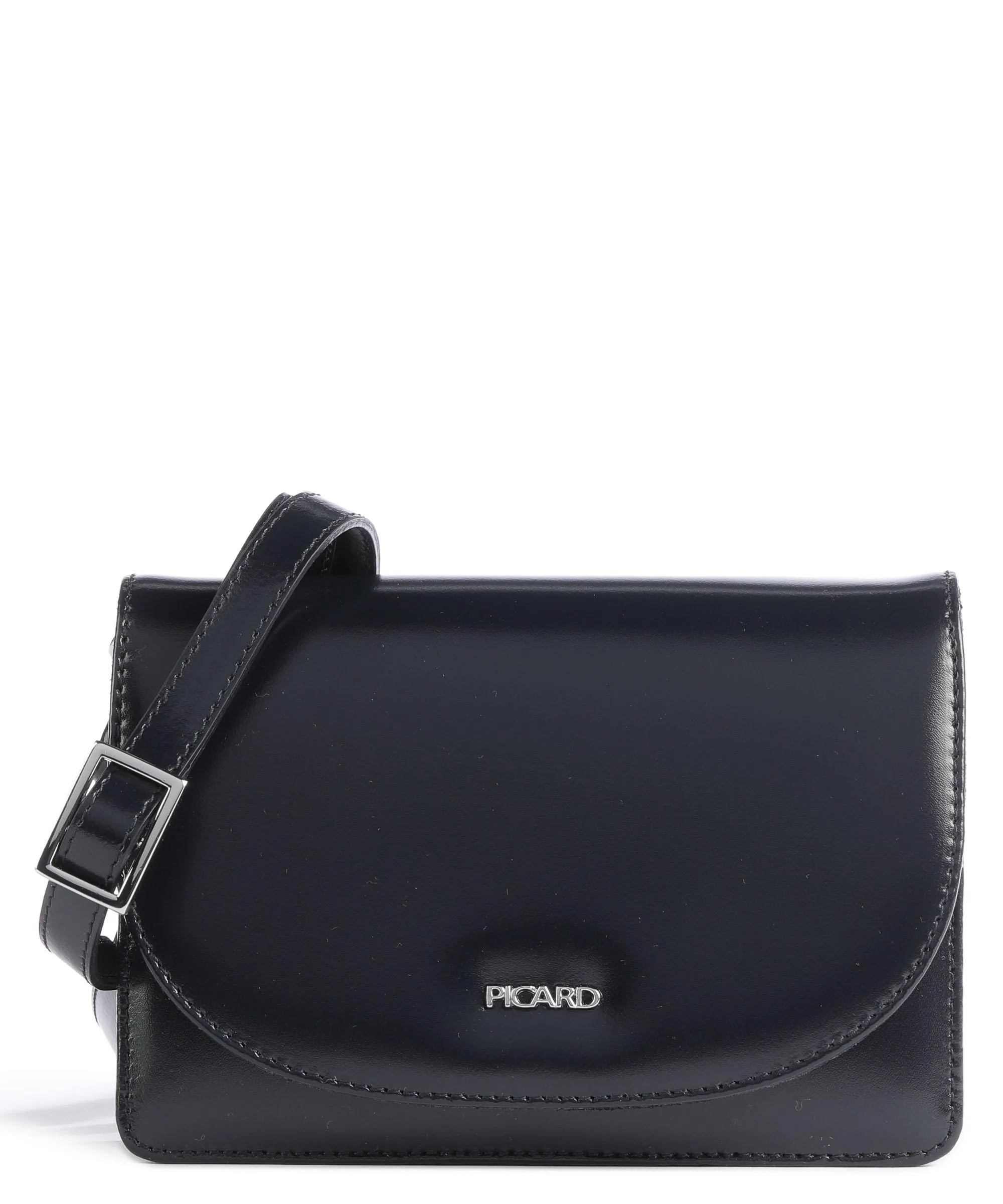  Picard Berlin Borsa a tracolla pelle di vacchetta finemente grana blu scuro  