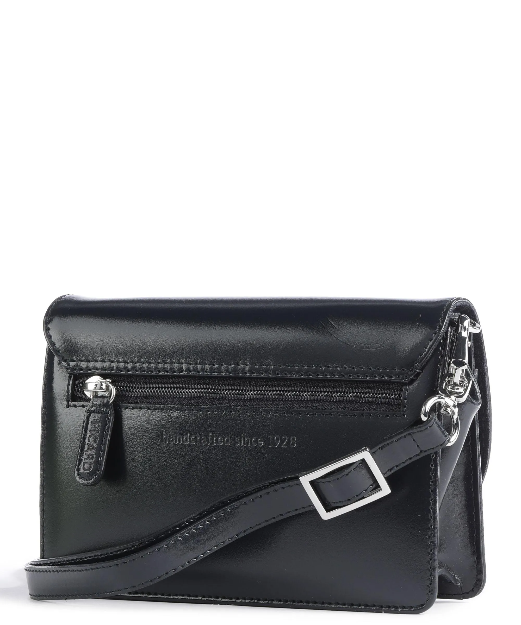  Picard Berlin Borsa a tracolla pelle di vacchetta finemente grana blu scuro  