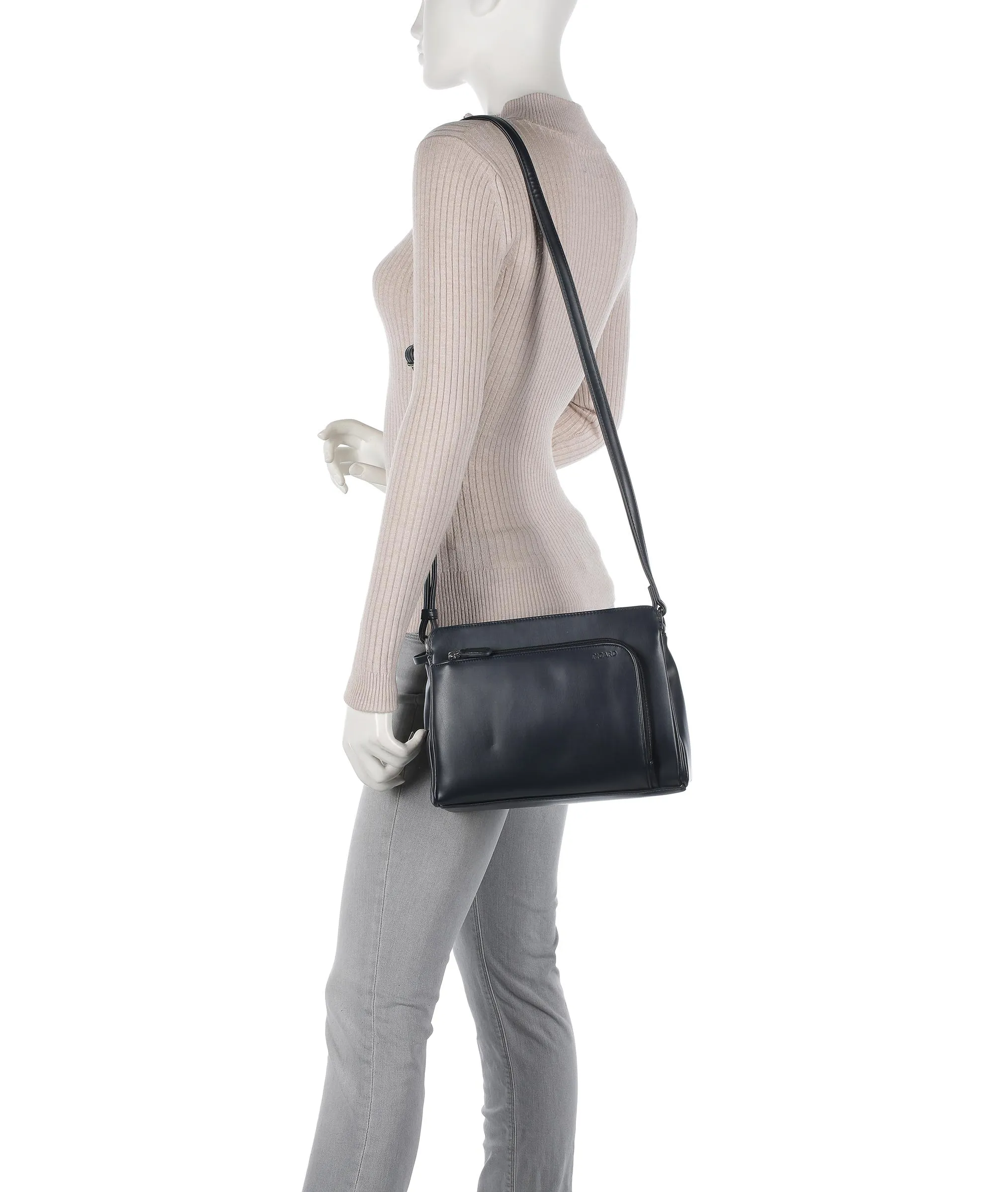  Picard Full Borsa a tracolla pelle sintetica blu scuro  