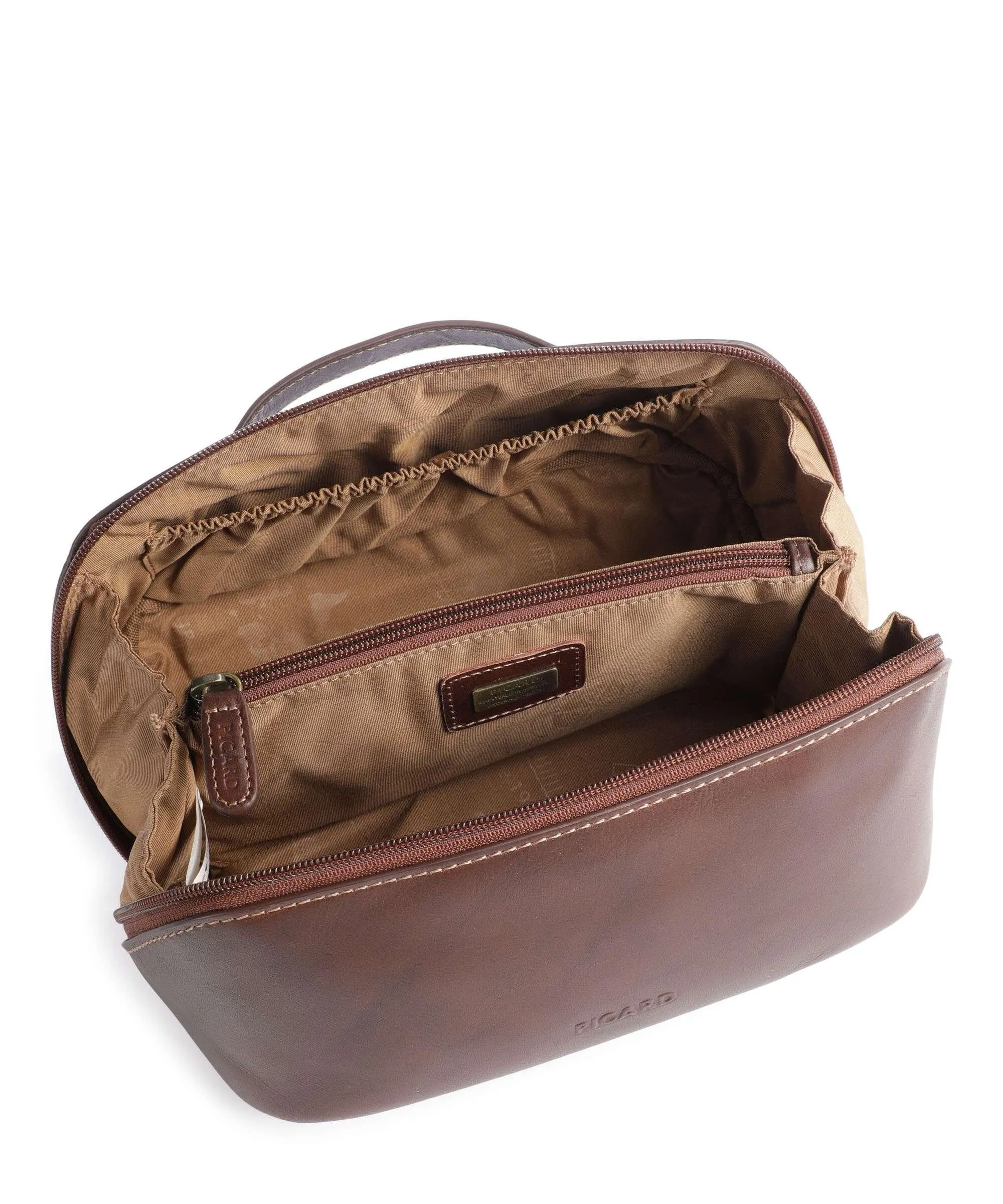  Picard Toscana Borsa da toilette marrone scuro 24 cm  