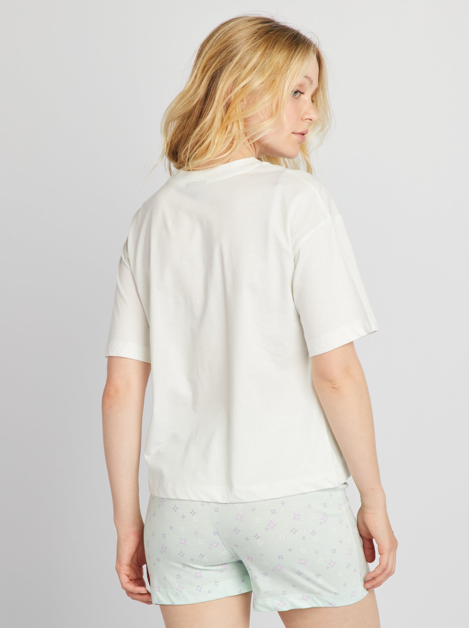 Pigiama t-shirt + shorts 'Star Wars' - VERDE