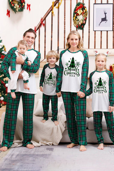 Plaid Matching Famiglia Pigiama di Natale Set