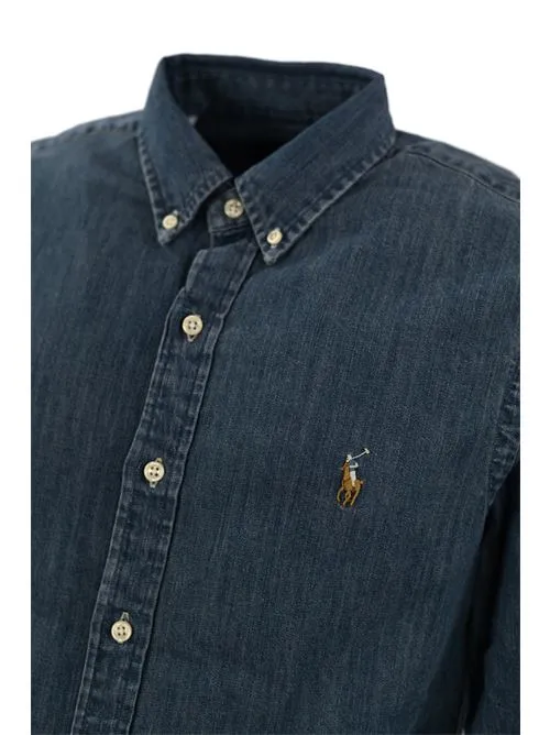 POLO RALPH LAUREN     Camicia denim Polo Ralph Lauren blu