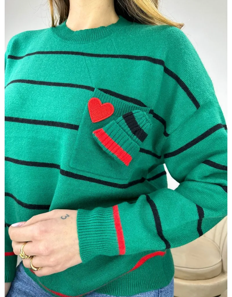 PULLOVER HAT VERDE