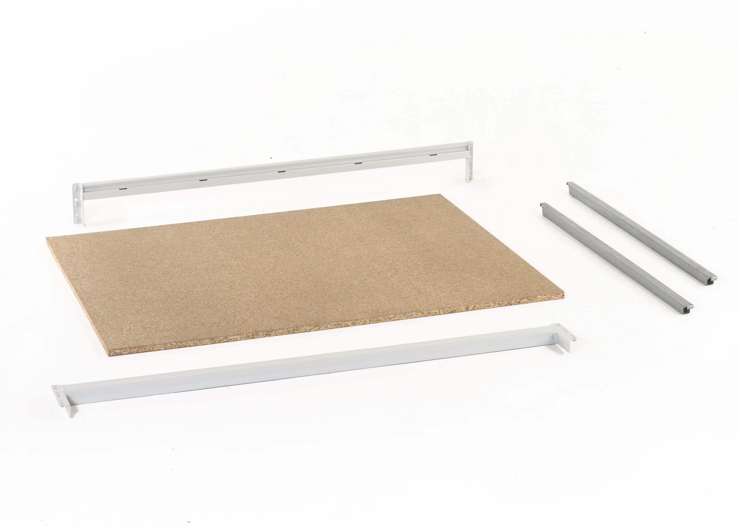 Rack di stoccaggio Acciaio Grigio scuro, grigio chiaro Manorga, 2000mm x 100mm x 800mm