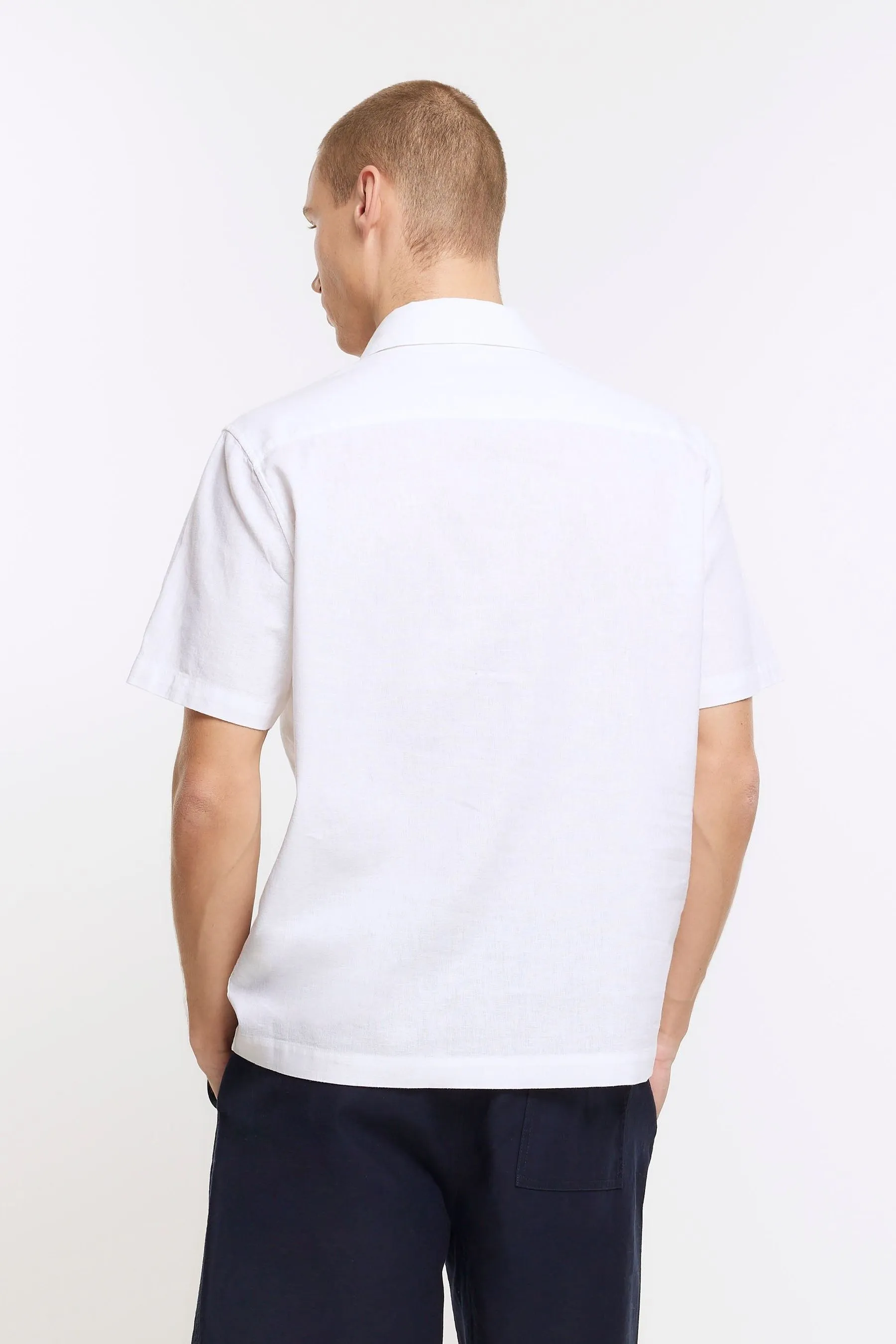River Island - Camicia in lino